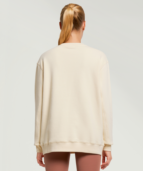 Thin Fleece Thermal Sweatshirt - Apricot