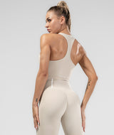 Shaping Tank Top - Off White - Firm Abs Fitness
